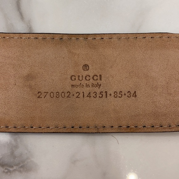 Gucci woman’s leather GG belt - Picture 3 of 5